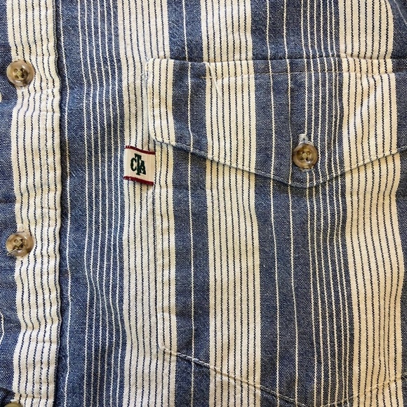 Vintage Cowboys Turtle Blue Plaid Button-down Shirt - Picture 9 of 9